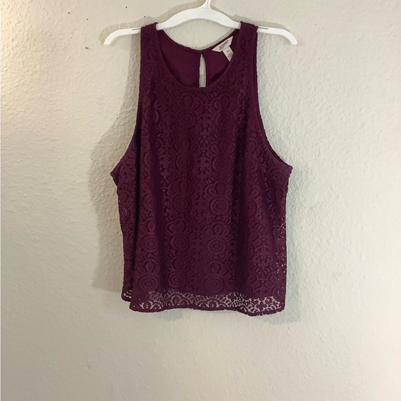 Arizona Jeans Co. lace sleeveless top Junior Plus XXL - Picture 13 of 14